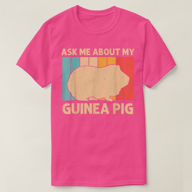 Funny Guinea Pig Weibchen Kartoffelpüree Lover Fl T-Shirt (Design vorne)