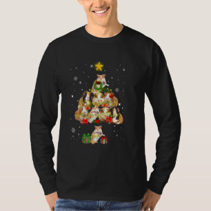 Funny Guinea Pig Weihnachtsbaum Familie Xmas Ornam T-Shirt