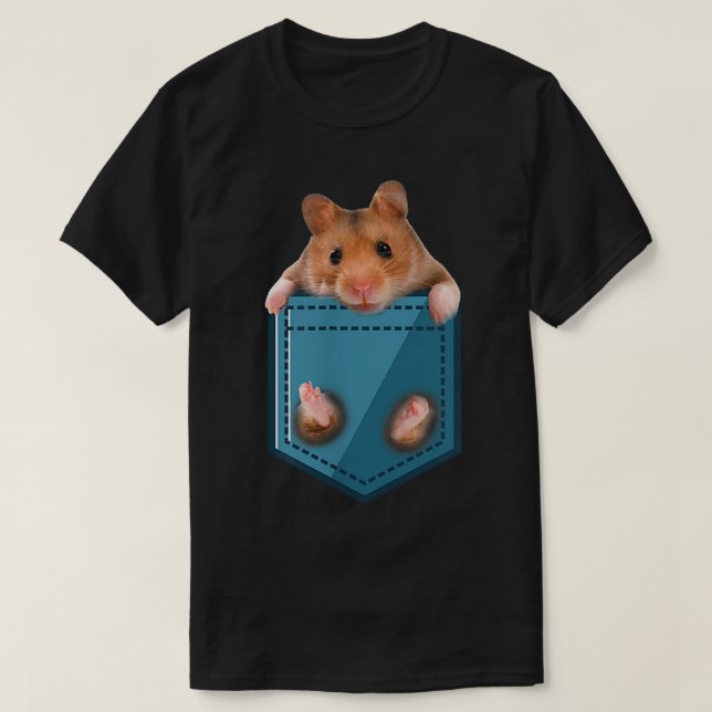 Funny Guinea Schweinchen in Ihrem Pocket 1524 T-Shirt (Design vorne)