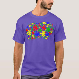 Funny Guinea Schweine Puzzle Tiere Lover Autism Aw T-Shirt
