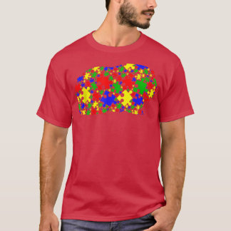 Funny Guinea Schweine Puzzle Tiere Lover Autism Aw T-Shirt