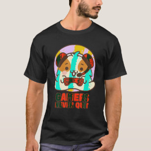 Funny Guinea Schweine und Video Gamer Lover flausc T-Shirt
