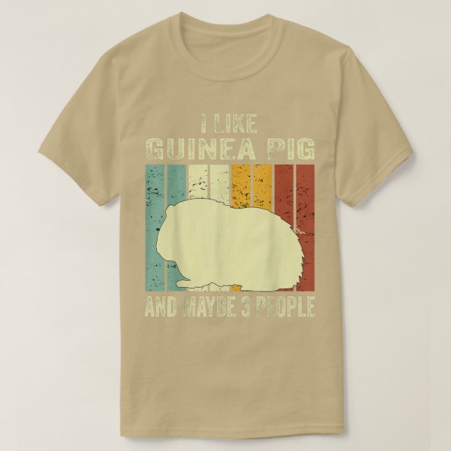 Funny Guinea Schweinedesign für Männer Frauen Kind T-Shirt (Design vorne)