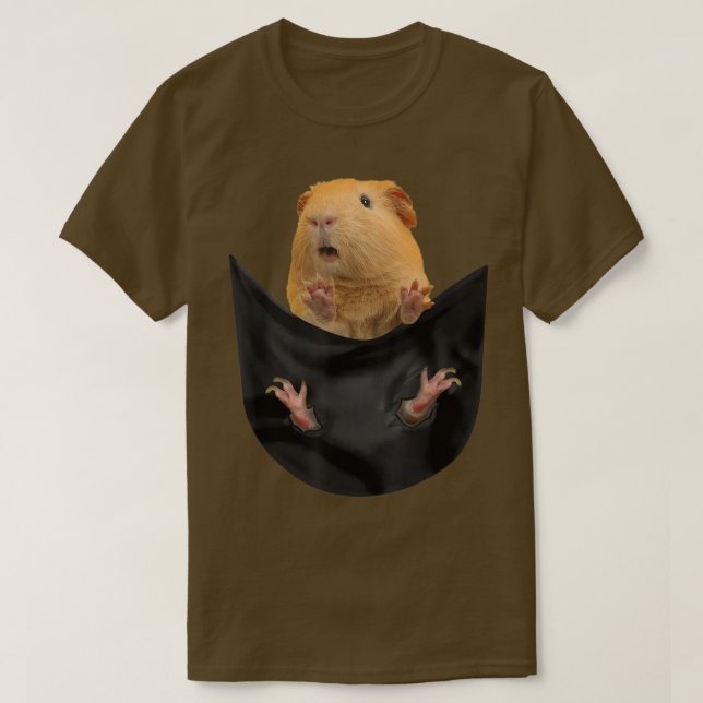Funny Guinea Schweinefick in der Tasche T-Shirt (Design vorne)
