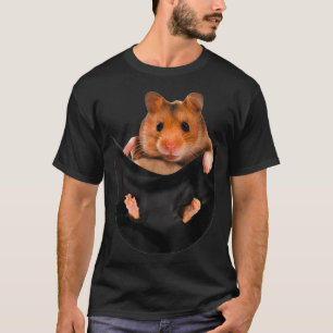 Funny Guinea Schweinefleisch in Pocket T Geschenk  T-Shirt