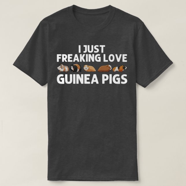 Funny Guinea Schweinekunst - Männerrolle Rodent Ti T-Shirt (Design vorne)