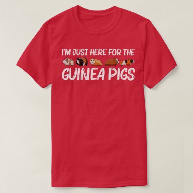 Funny Guinea Schweinekunst - Männerrolle Rodent Ti T-Shirt (Design vorne)