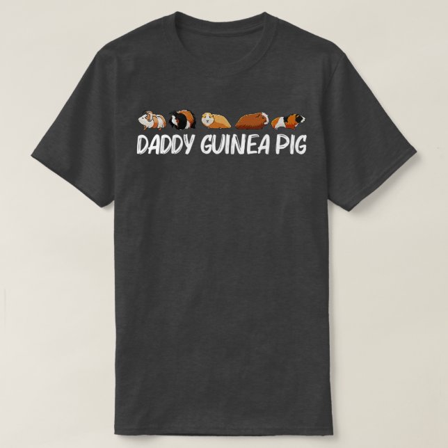 Funny Guinea Schweinekunst Vater Rodent Animal Gui T-Shirt (Design vorne)