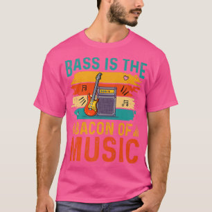 Funny Guitar Bass ist der Bakon der Musik363 T-Shirt