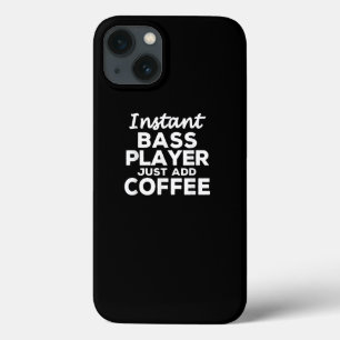 Funny Guitar Bass Players Gift Coffee Lovers Case-Mate iPhone Hülle