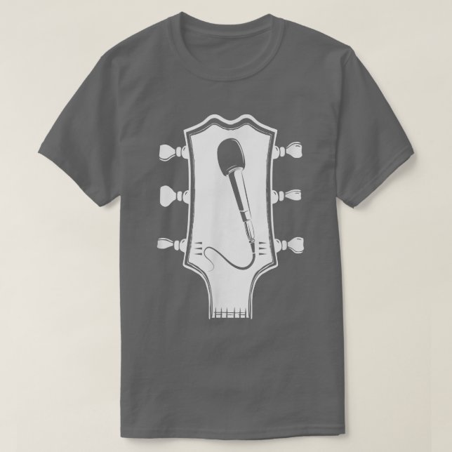 Funny Guitar Beatbo Acoustic oder Classic Guitar B T-Shirt (Design vorne)