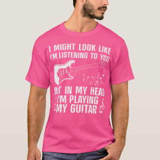 Funny Guitar Design für Männer Frauen Gitarrist Gi T-Shirt