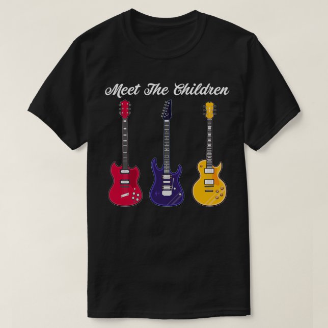 Funny Guitar Geschenk für Gitarrenspieler T-Shirt (Design vorne)