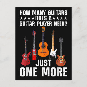 Funny Guitar Player Art for Men Guitarist Gu Begleitkarte