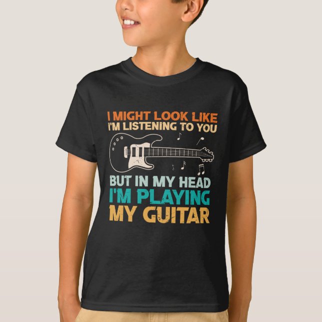 Funny Guitar Player Quote T-Shirt (Vorderseite)