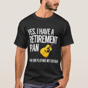 Funny Guitar Player Rentirement Geschenk T-Shirt