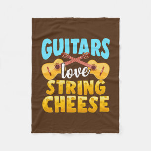 Funny Guitar Pun Gitarrist Musik Liebhaber der Mus Fleecedecke