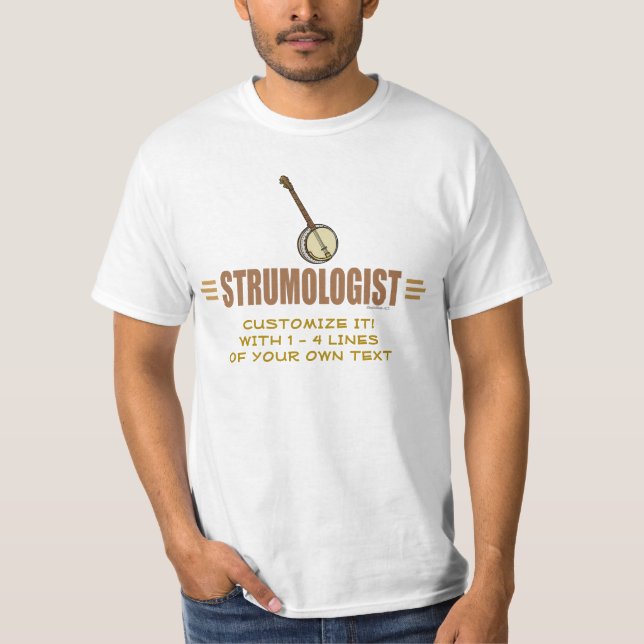 Funny Guitarist T-Shirt (Vorderseite)