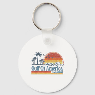 Funny Gulf of US America Est 2025 American Flag G Schlüsselanhänger