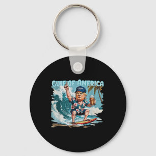 Funny Gulf of US America Est 2025 American Flag G Schlüsselanhänger
