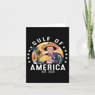 Funny Gulf of US.america Est 2025 Präsident Trump Karte