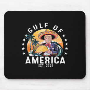 Funny Gulf of US.america Est 2025 Präsident Trump Mousepad