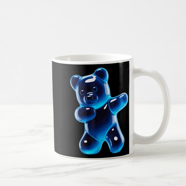Funny Gummy Bear Art For Men Women Kids Candy Bear Kaffeetasse (Rechts)