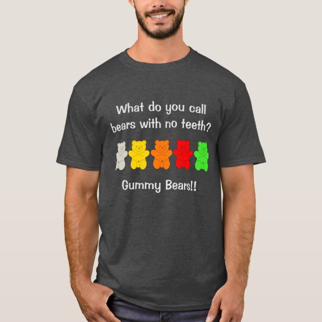 Funny Gummy Bear T - Shirt (Vorderseite)