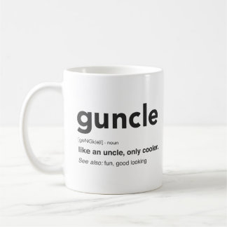Funny Guncle Definition Print Kaffeetasse