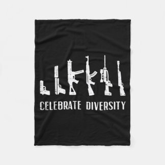 Funny Guns Saying Humor Dad Men Women Fleecedecke