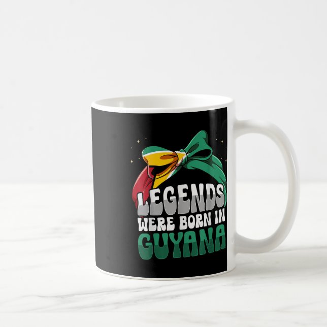 Funny Guyana Flag Guyana Kaffeetasse (Rechts)