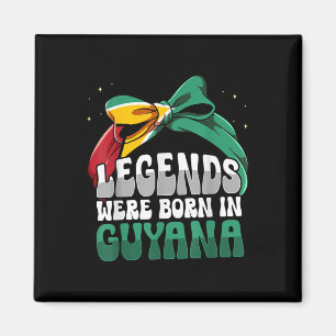 Funny Guyana Flag Guyana Magnet