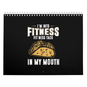 Funny Gym Fitness Taco T - Shirt Kalender