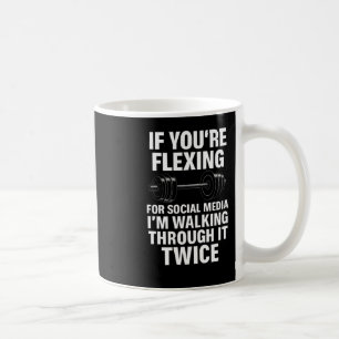 Funny Gym Flexing Workout Bodybuilding 2 Kaffeetasse