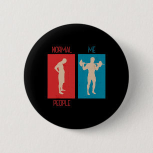 Funny Gym Gag Sprichwort Workout Fitness Gym Button