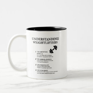 Funny Gym Life Definitions Zweifarbige Tasse