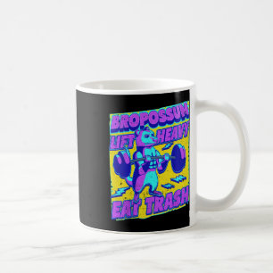 Funny Gym Lift Heavy Eat Trash Weightlift Oposen Kaffeetasse