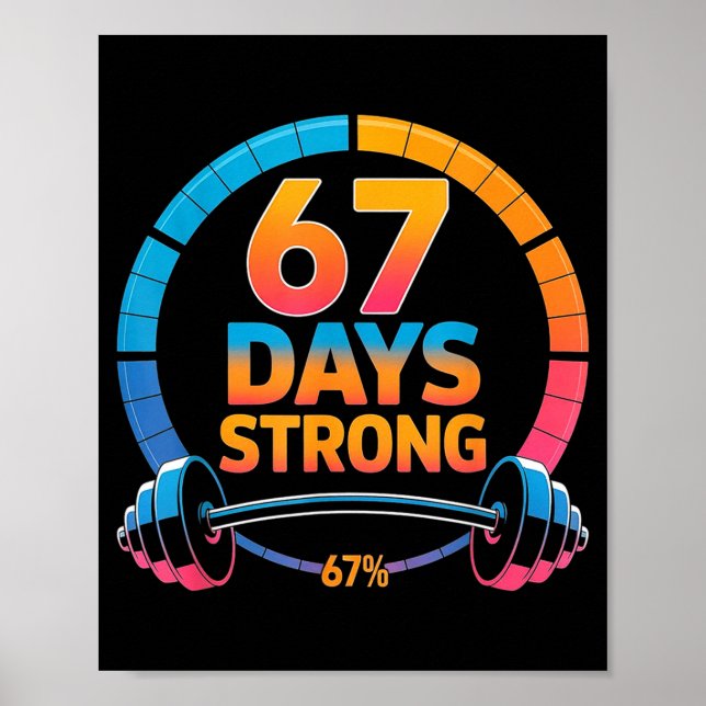 Funny Gym Meme 67  Poster (Vorne)