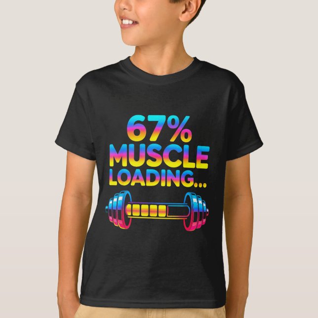 Funny Gym Meme 67  T-Shirt (Vorderseite)