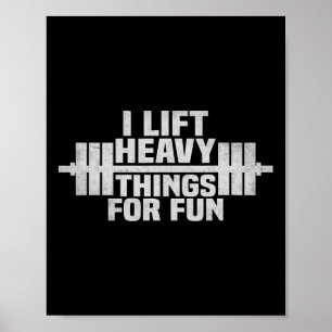 Funny Gym Puff Weightlift Muscle Crew Workout Wir Poster