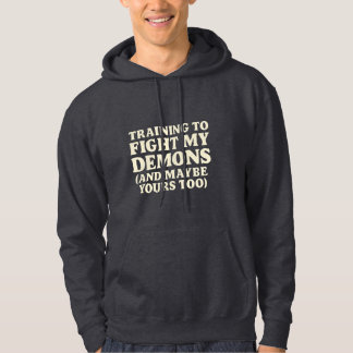 Funny Gym Quote Mental Strength Fitness Hoodie