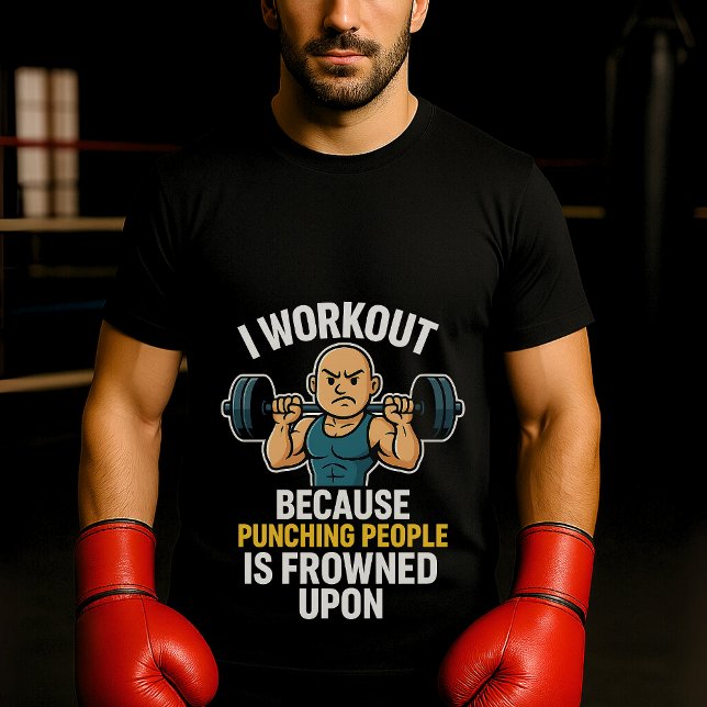 Funny Gym Quote T - Shirt - sarkastische Fitness (Von Creator hochgeladen)