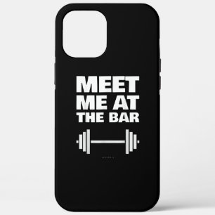 Funny Gym Ts trifft mich bei Bar Gym Lover Geschen Case-Mate iPhone Hülle
