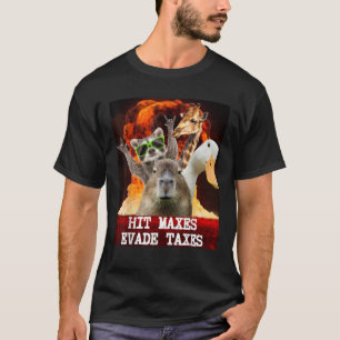 Funny Gym Weighthiebt Hit Maxes Evakuierungssteuer T-Shirt