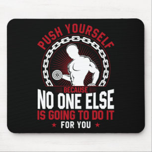 Funny Gym Workout Fitness Bodybuilding Sportwein Mousepad