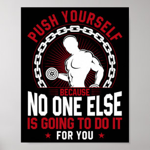 Funny Gym Workout Fitness Bodybuilding Sportwein Poster