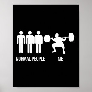 Funny Gym Workout Fitness Bodybuilding Sportwein Poster