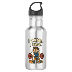 Funny Gym Zitat Wasserflasche