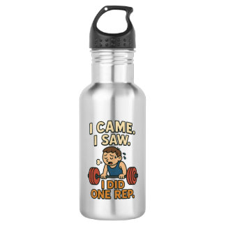 Funny Gym Zitat Wasserflasche