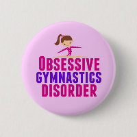 Funny Gymnastics Girl Pink
